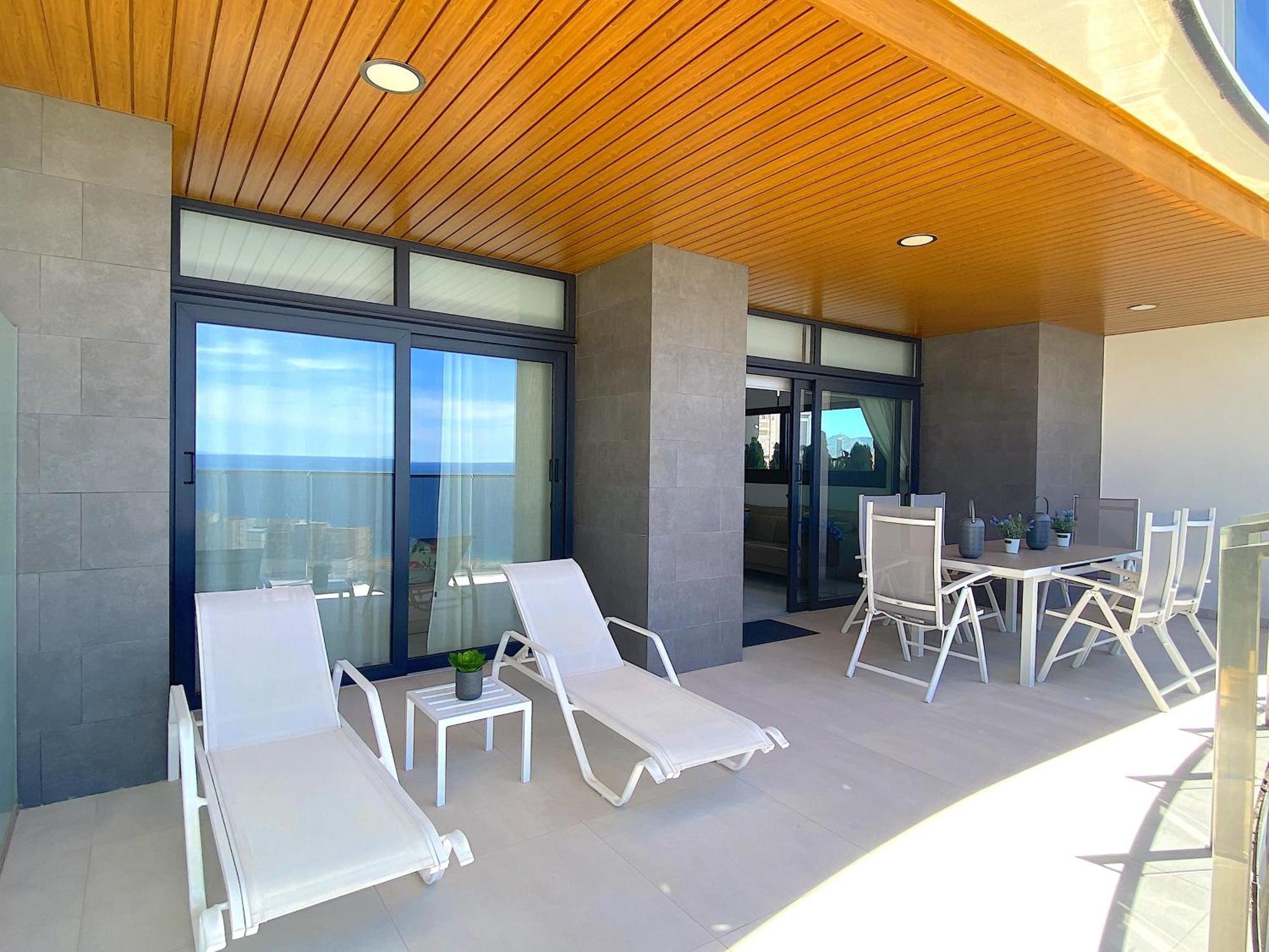 Lujoso Apartament Con Impresionantes Vistas Al Mar Benidorm Exterior foto
